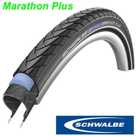 Schwalbe Pneu Marathon Plus 26x1.35 35-559 HS440 sw-TwinSkin Refl.SG EC